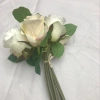 A bouquet of seven lovers' roses details Picture